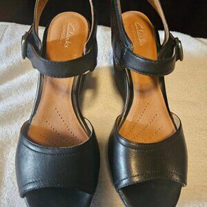 Clarks Artisan Wedge Sandals-Size 7.5 Medium Width